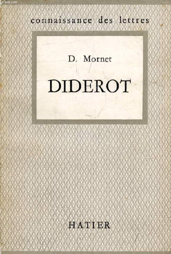 DIDEROT (Connaissance des Lettres)
