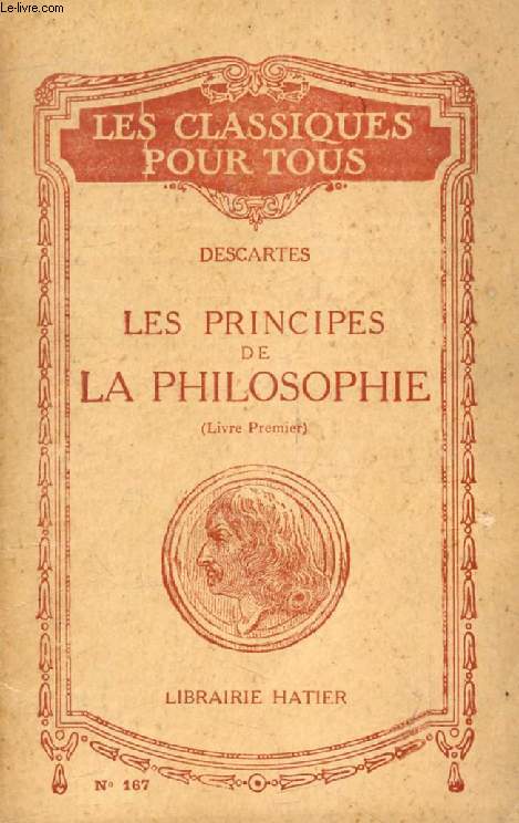 LES PRINCIPES DE LA PHILOSOPHIE, Livre I (Les Classiques Pour Tous)
