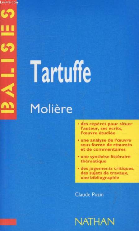 TARTUFFE, MOLIERE (BALISES)