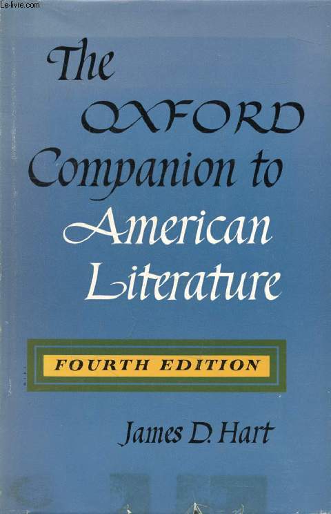 THE OXFORD COMPANION TO AMERICAN LITERATURE