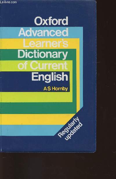 Oxford advanced learner's dictionary of Current English