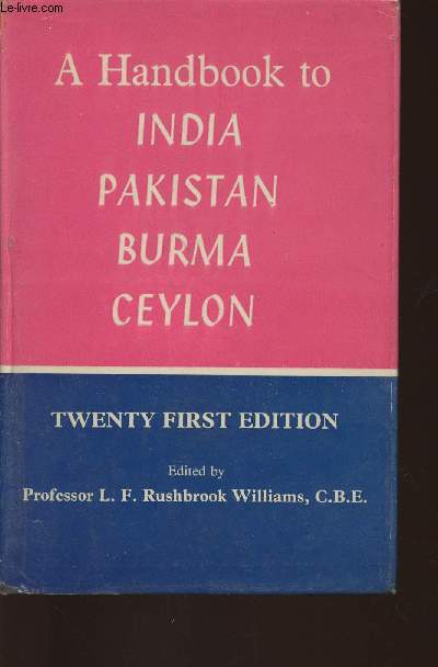 A handbook for travellers in India, Pakistan, Burma and Ceylon