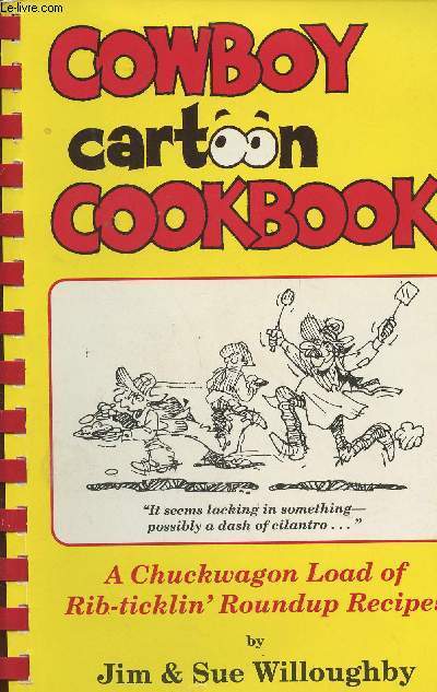 Cowboy cartoon cookbook