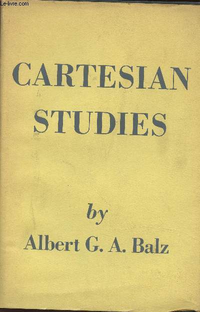 Cartesian studies