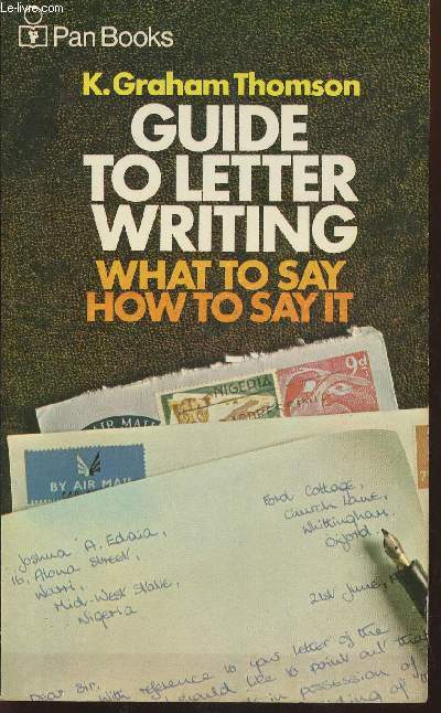 Guide to letter writing