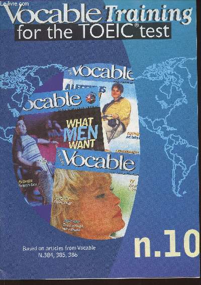 Vocable training for the TOEIC test n10- amy 17, 2001