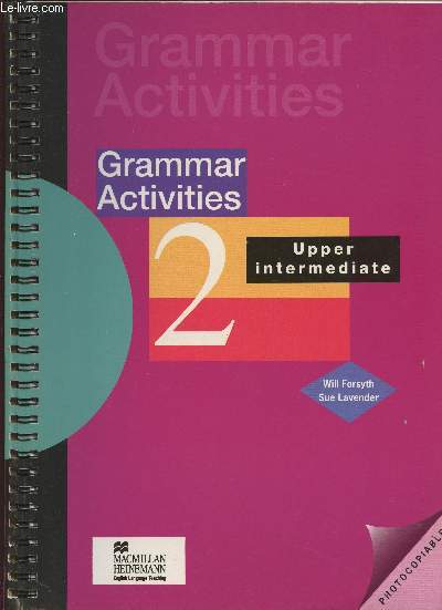 Grammar activities 2- Upper intermediate