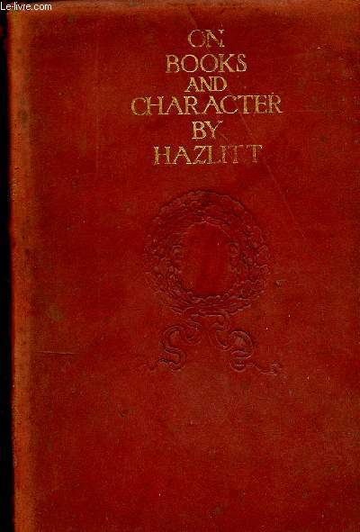 On books and character