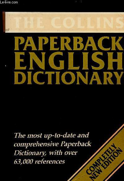 The Collins Paperback English dictionary