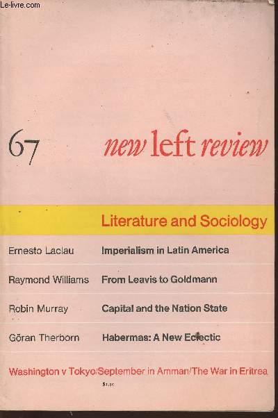 New left Review n67- May-June 1971