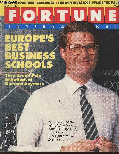 Fortune international Vol 117 N11-May 23, 1988-Sommaire: America's fastest-growing companies- The downside of downsizing par Anne B. Fisher- The selling of America (Cont'd) par Jaclyn Fierman- The great tax return mess par Ford S. Worthy- To the U.S. fro
