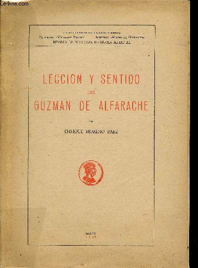 Leccion y sentido del Guzman de Alfarache