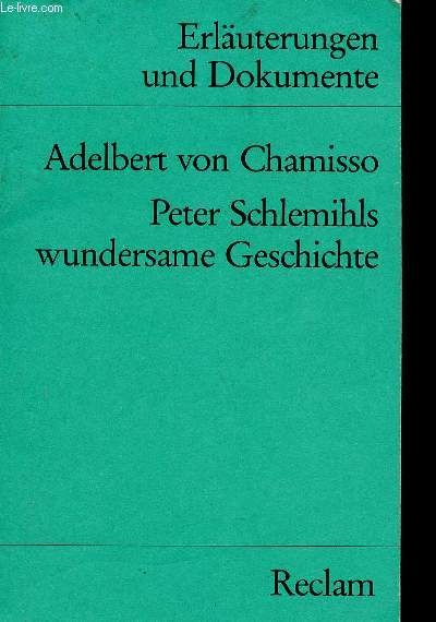 Peter Schlemihls wundersame Geschichte (Collection 