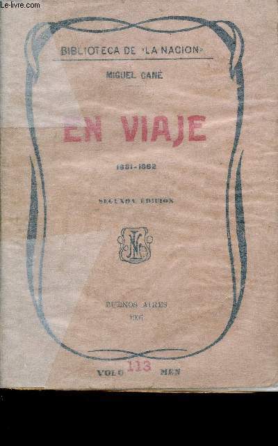 En viaje. 1881-1882, 2nd edicion (Collection 