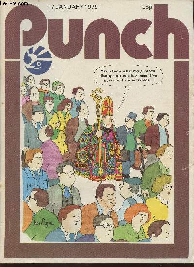 Punch 17 January 1979-Sommaire: El Sid- The fever called showbusiness- Through Steinberg's eyes- The BBC Times- Future Shock- Bried Encounters-Regine- Short story- Ivan the Laughable- etc