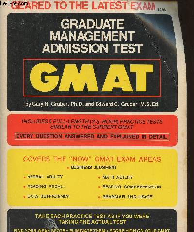 Graduate management admission test (GMAT)