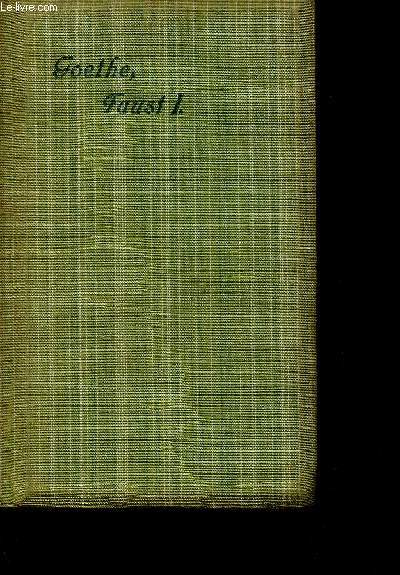 Faust. Erster Teil (1 volume)