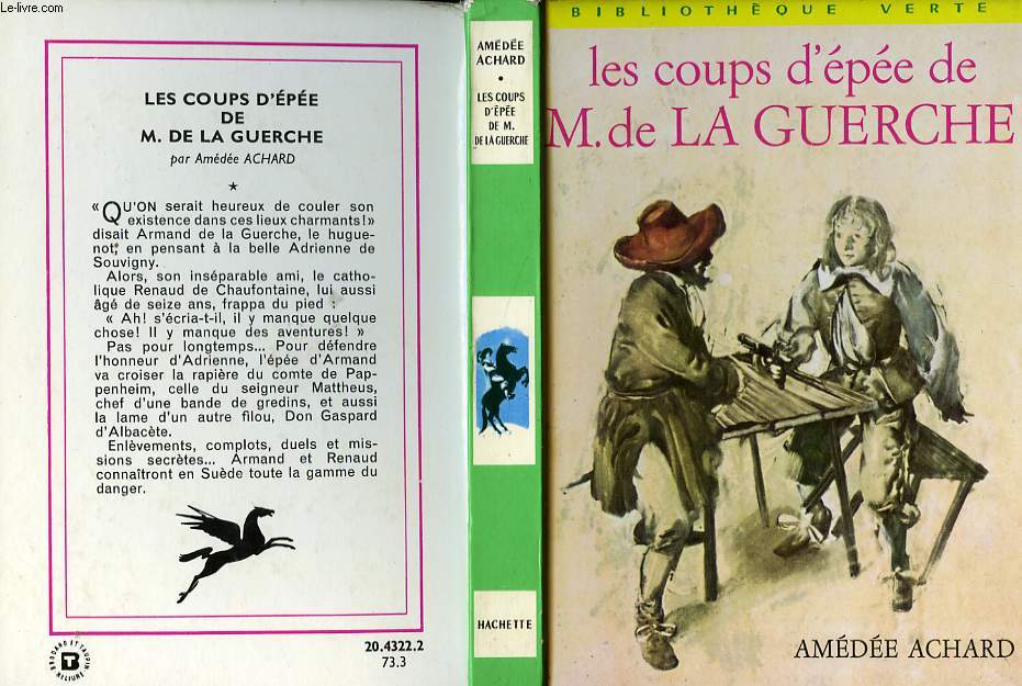 LES COUPS D'EPEE DE M.de LA GUERCHE
