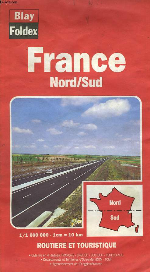 PLAN GUIDE BLAY DE FRANCE NORD/SUD