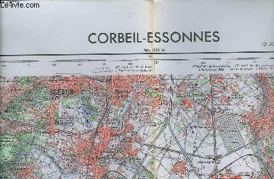 INSTITUT GEOGRAPHIQUE NATIONAL 1:50 000 CORBEIL-ESSONNES