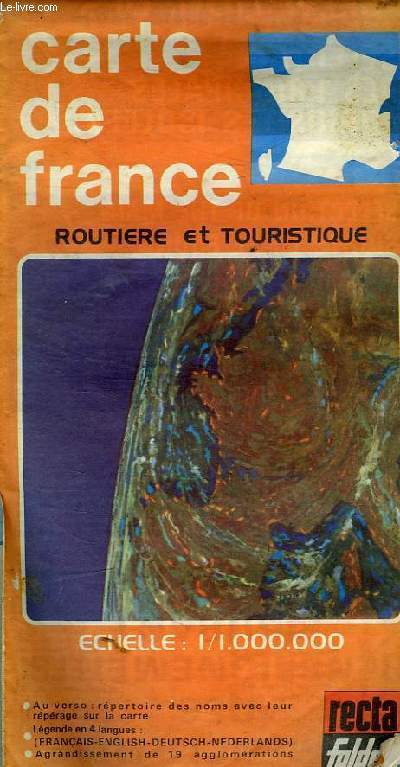 CARTE DE FRANCE ROUTIERE ET TOURISTIQUE