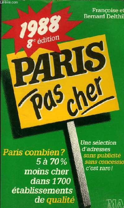 PARIS PAS CHER - 8 EME EDITION