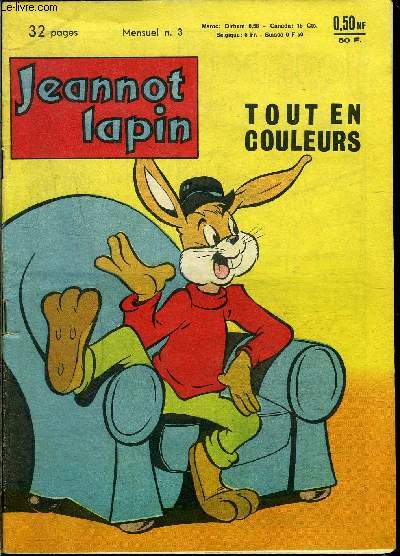 Jeannot Lapin - mensuel n3 - Jeannot le lapin en Frangipanie