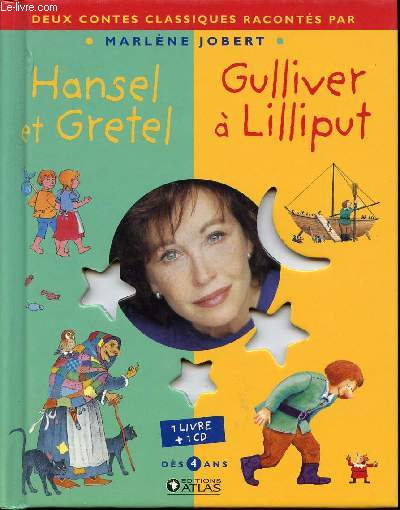 Deux contes classiques raconts par Marlne Jobert : Hansel et Gretel + Gulliver  Lilliput - SANS CD