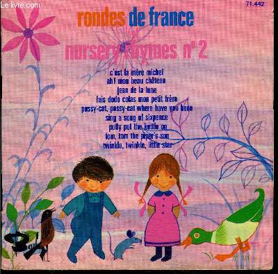 disque 45t // Rondes de France - Nursery rhymes n2
