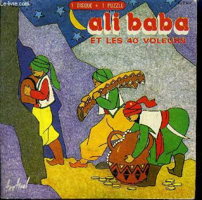 pochette disque 45t // Ali Baba et les 40 voleurs