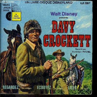 Livre-Disque 45t // Davy Crockett