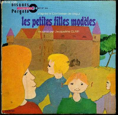 pochette livre-disque 45t // Les petite filles modles