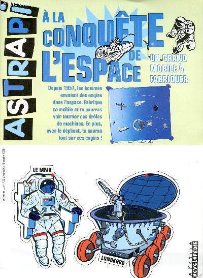 Astrapi - anne 1995 - n391+397  408 + 410/411 + Supplment du n406 du 15 octobre 1995 - A la conqute de l'espace