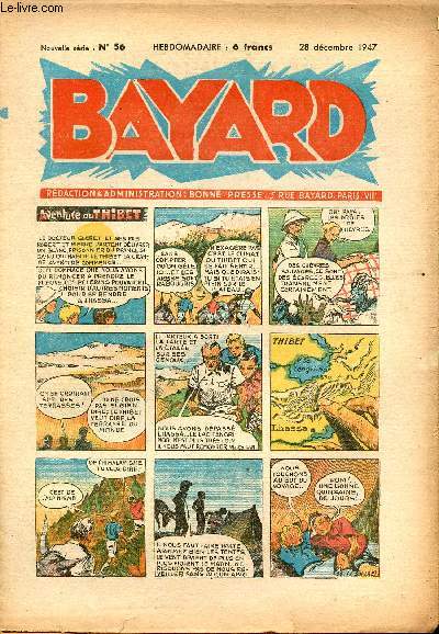 Bayard, nouvelle srie - Hebdomadaire n56 - 28 dcembre 1947