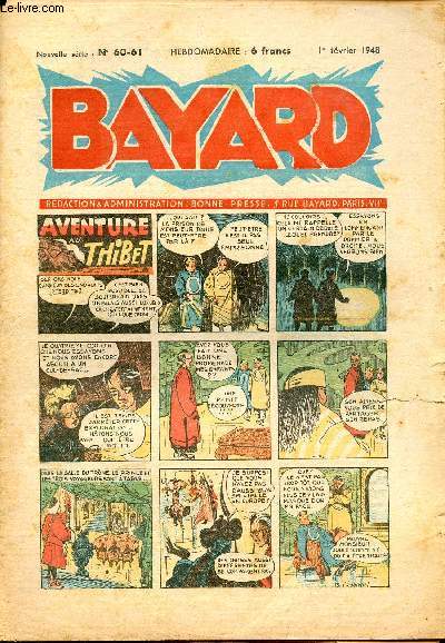 Bayard, nouvelle srie - Hebdomadaires n 60-61 1er fvrier 1948
