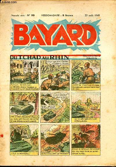 Bayard, nouvelle srie - Hebdomadaire n90 - 22 aot 1948