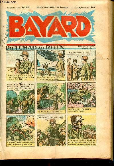 Bayard, nouvelle srie - Hebdomadaire n92 - 5 septembre 1948