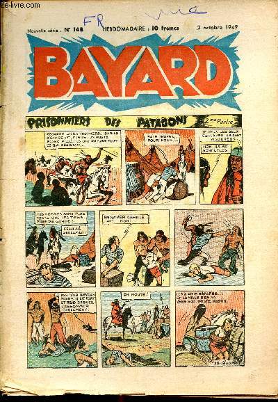 Bayard, nouvelle srie - Hebdomadaire n148 - 2 octobre 1949