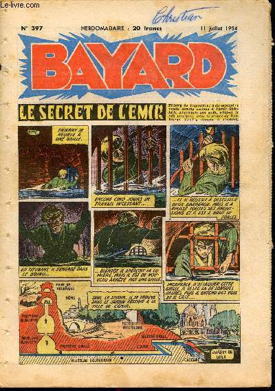Bayard, nouvelle srie - Hebdomadaire n397 - 11 juillet 1954