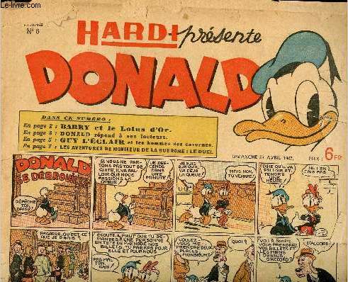 Donald (Hardi prsente) - n 6 - 27 avril 1947 - Donald se dbrouille