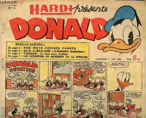 Donald (Hardi prsente) - n 11 - 1er juin 1947 - Donald Imitateur