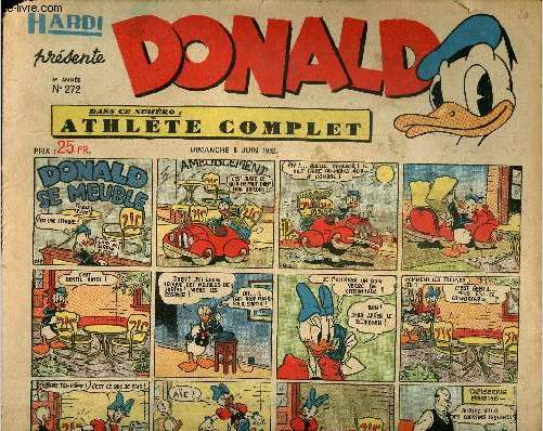Donald (Hardi prsente) - n 272 - 8 juin 1952 - Donald se meuble