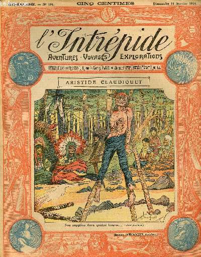 L'intrpide - n 191 - 11 janvier 1914 - Aristide Claudiquet par Henri Sauvre