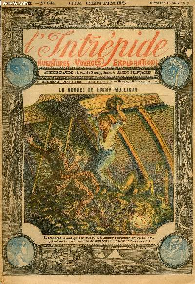 L'intrpide - n 394 - 10 mars 1918 - La borde de Jimmy Mulligan par Jos Moselli