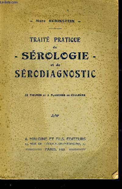 Trait pratique de Srologie et de Srodiagnostic.