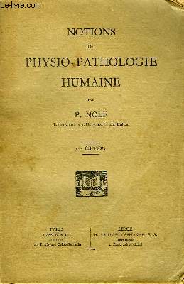 Notions de Physio-Pathologie Humaine
