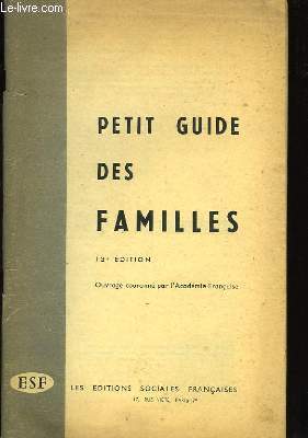 Petit Guide des Familles.