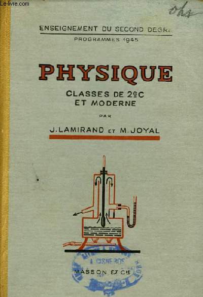 Physique. Classe de 2 C et Moderne.