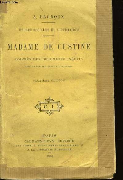 Madame de Custine.