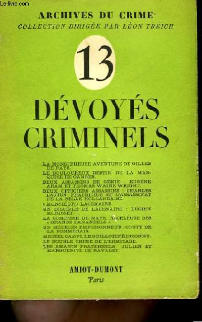 Archives du Crime N13 : Dvoys criminels.